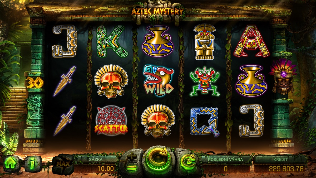 Apollo Games 出品的 Aztec Mystery 老虎机游戏