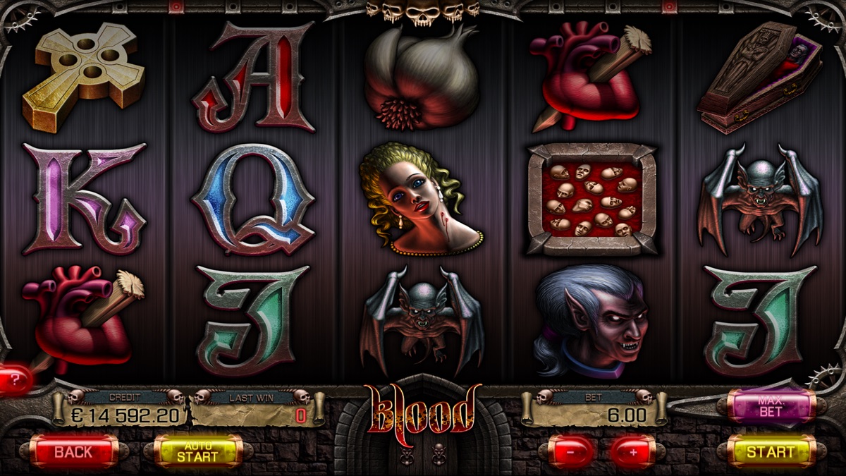 Apollo Games 出品的 Blood 老虎机游戏