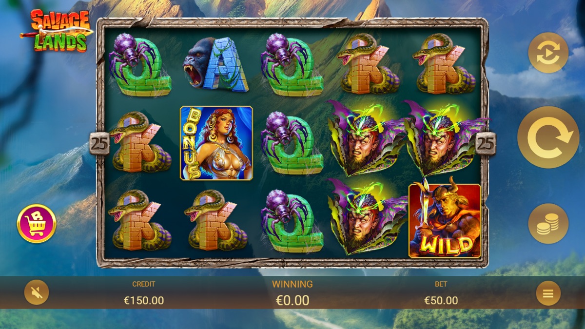 Apollo Games 出品的 Savage Lands 老虎机游戏