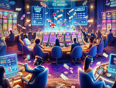 你可以用赌场里的钱玩游戏，并在一定限额内兑现你的奖金