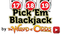 22 thumb pick-em-blackjack