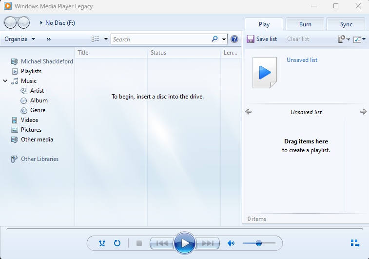 Windows Media Player 旧版