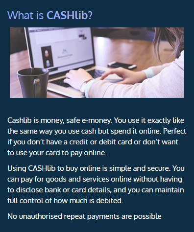 关于 CASHlib